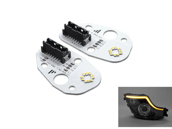 Mercedes-Benz Actros 2020+ orange DRL LED PCB module pair