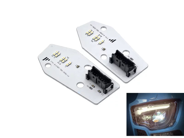 Mercedes-Benz Arocs 2022+ warm white DRL LED PCB module pair